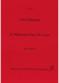 In Memoriam Paco De Lucia for guitar ensemble