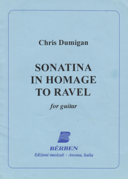 Sonatina in Homage to Ravel for solo guitar