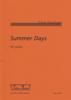 Summer Days for solo guitar